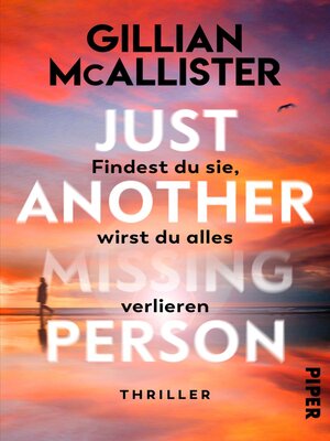 cover image of Just Another Missing Person